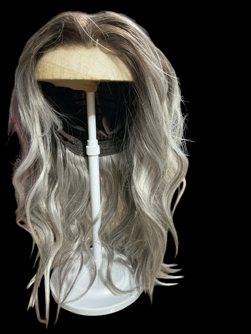 CSC Faris. Silver Grey Wavy Lace Front Wig - Premium Women Hair